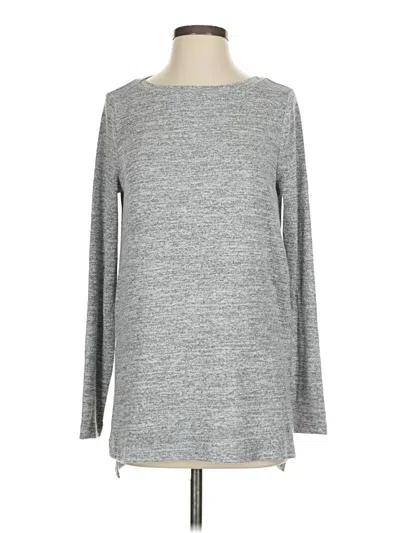 Banana Republic Long Sleeve T-shirt In Gray