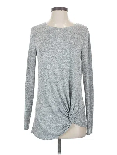 Pre-owned Banana Republic Long Sleeve T-shirt In Gray