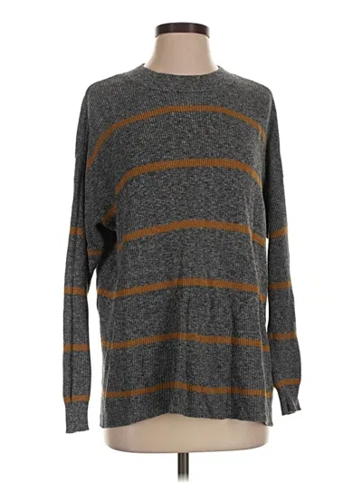 Pre-owned Banana Republic Long Sleeve T-shirt In Tan