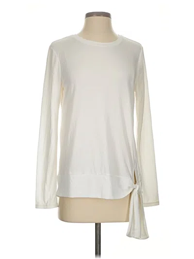 Banana Republic Long Sleeve T-shirt In White