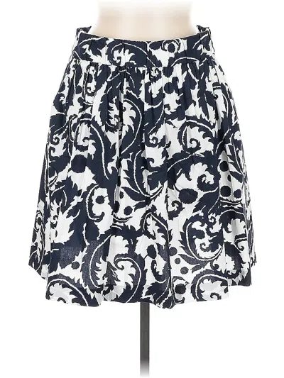Pre-owned Banana Republic Milly Collection Casual Skirt In Blue