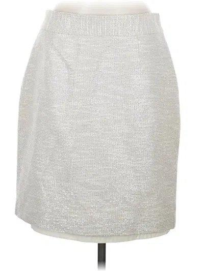 Pre-owned Banana Republic Monogram Casual Skirt In Silver