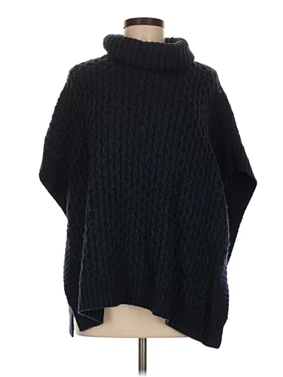 Pre-owned Banana Republic Poncho In Black