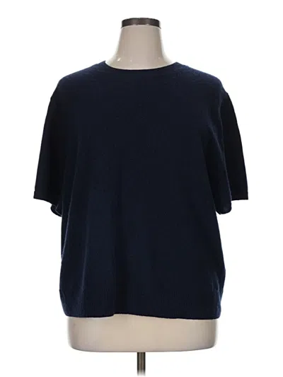 Pre-owned Banana Republic Poncho In Blue