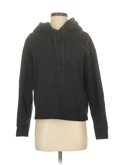 Pre-owned Banana Republic Pullover Hoodie In Black