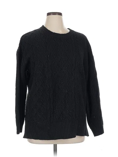 Pre-owned Banana Republic Pullover Sweater In Black