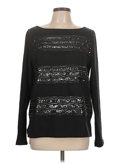 Banana Republic Pullover Sweater In Black