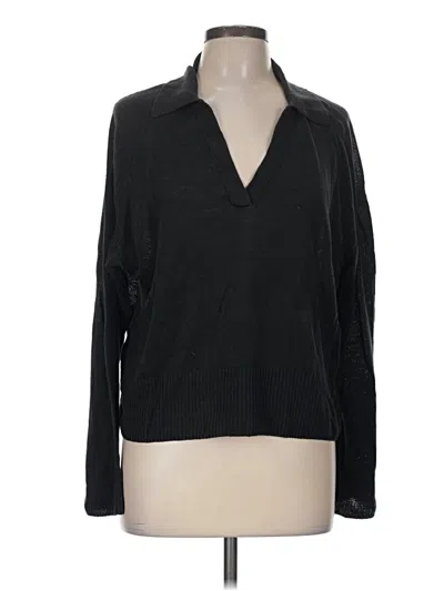 Pre-owned Banana Republic Pullover Sweater In Black