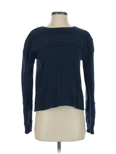 Pre-owned Banana Republic Pullover Sweater In Blue