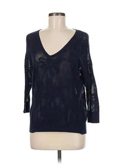 Pre-owned Banana Republic Pullover Sweater In Blue