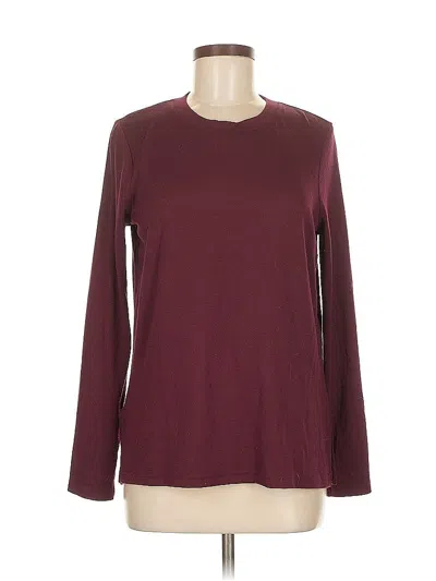 Pre-owned Banana Republic Pullover Sweater In Burgundy