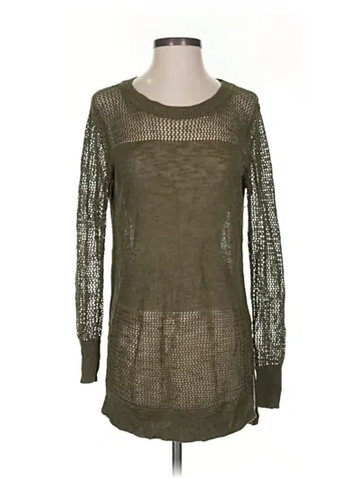 Pre-owned Banana Republic Pullover Sweater In Green