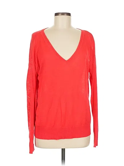 Pre-owned Banana Republic Pullover Sweater In Red