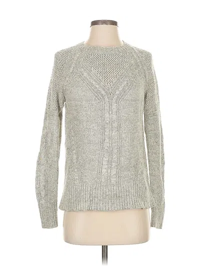 Pre-owned Banana Republic Pullover Sweater In Silver