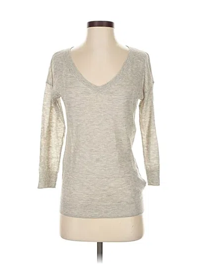 Pre-owned Banana Republic Pullover Sweater In Silver