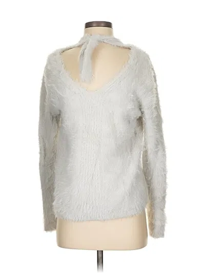 Pre-owned Banana Republic Pullover Sweater In Silver