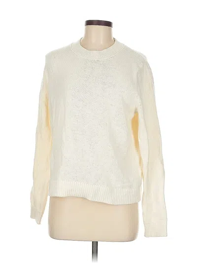 Pre-owned Banana Republic Pullover Sweater In White