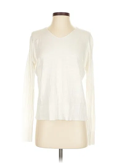 Pre-owned Banana Republic Pullover Sweater In White