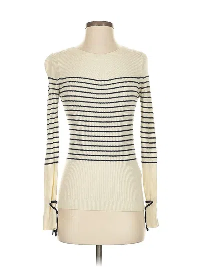 Pre-owned Banana Republic Pullover Sweater In White