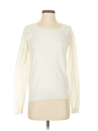 Pre-owned Banana Republic Pullover Sweater In White