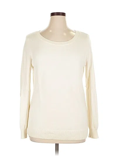 Pre-owned Banana Republic Pullover Sweater In White
