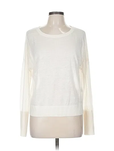 Pre-owned Banana Republic Pullover Sweater In White