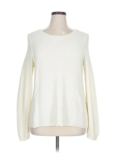 Pre-owned Banana Republic Pullover Sweater In White
