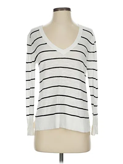 Pre-owned Banana Republic Pullover Sweater In White