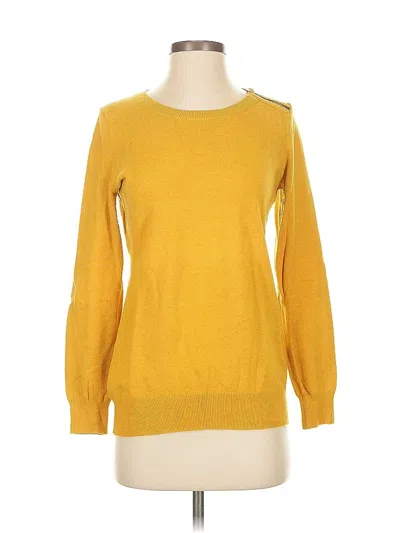 Pre-owned Banana Republic Pullover Sweater In Yellow