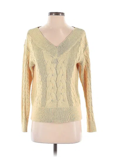 Pre-owned Banana Republic Pullover Sweater In Yellow