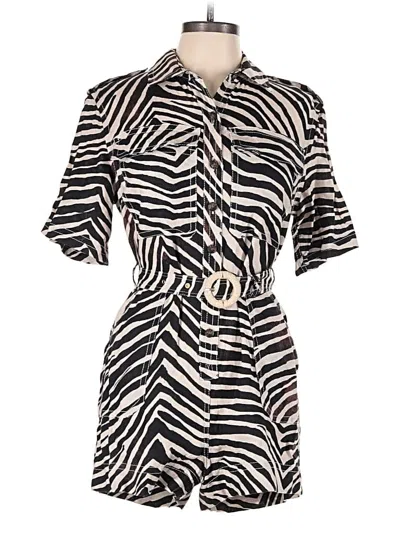 Pre-owned Banana Republic Romper In Black