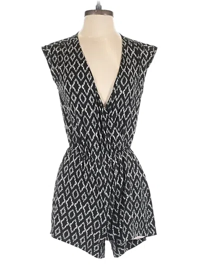 Pre-owned Banana Republic Romper In Black