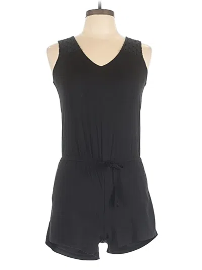 Pre-owned Banana Republic Romper In Black