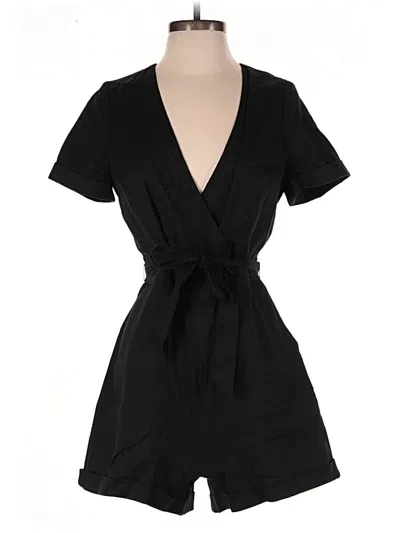 Pre-owned Banana Republic Romper In Black