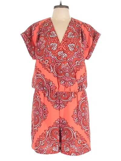 Pre-owned Banana Republic Romper In Orange