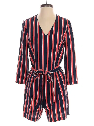 Pre-owned Banana Republic Romper In Red
