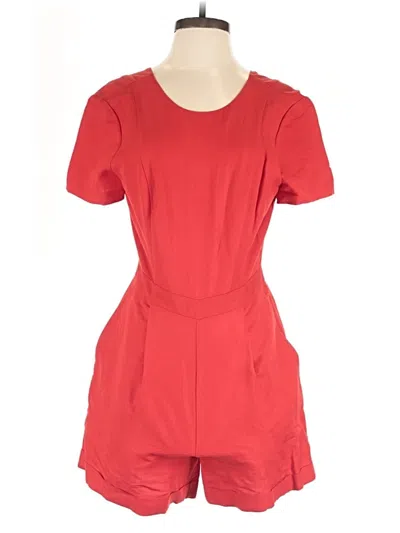 Pre-owned Banana Republic Romper In Red