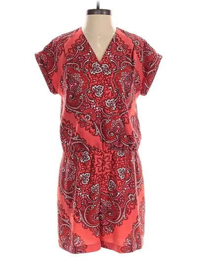 Pre-owned Banana Republic Romper In Red