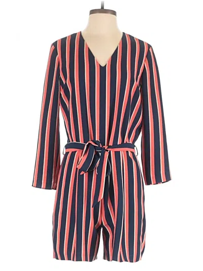 Pre-owned Banana Republic Romper In Red