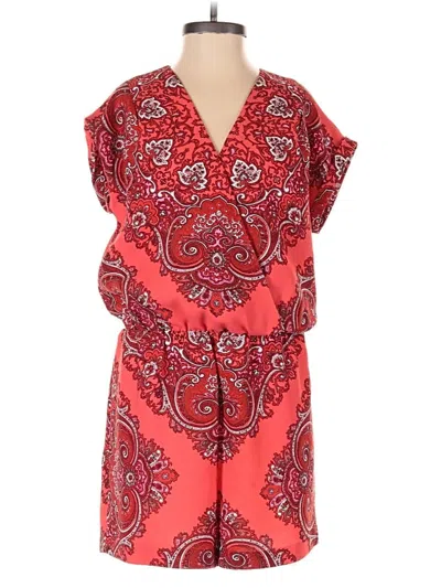 Pre-owned Banana Republic Romper In Red