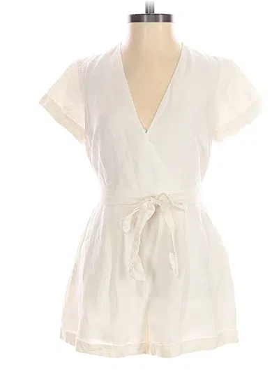 Pre-owned Banana Republic Romper In White