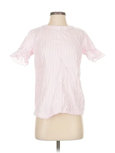 Pre-owned Banana Republic Short Sleeve Blouse In Pink