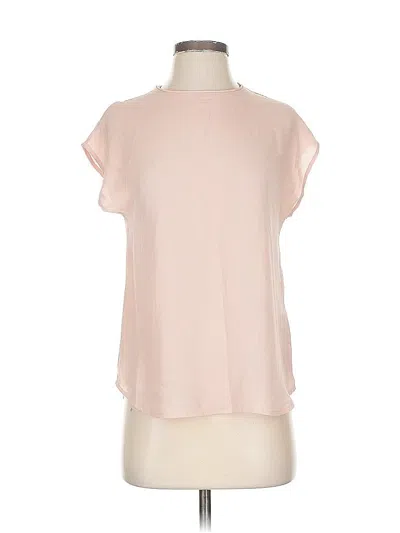 Pre-owned Banana Republic Short Sleeve Blouse In Pink