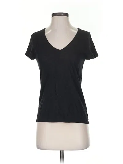Pre-owned Banana Republic Short Sleeve T-shirt In Black