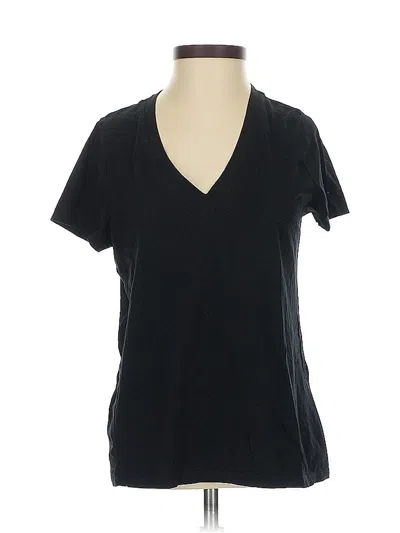 Pre-owned Banana Republic Short Sleeve T-shirt In Black