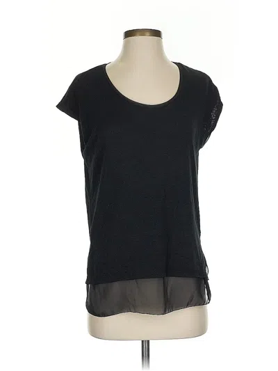 Pre-owned Banana Republic Short Sleeve T-shirt In Black