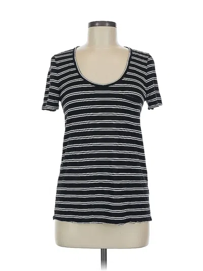 Pre-owned Banana Republic Short Sleeve T-shirt In Black