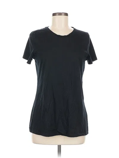 Pre-owned Banana Republic Short Sleeve T-shirt In Black