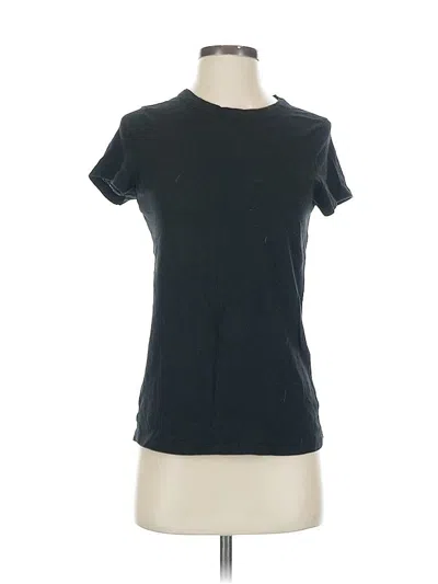 Pre-owned Banana Republic Short Sleeve T-shirt In Black