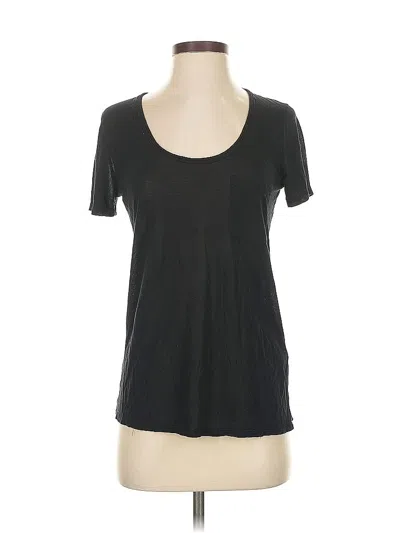 Pre-owned Banana Republic Short Sleeve T-shirt In Black